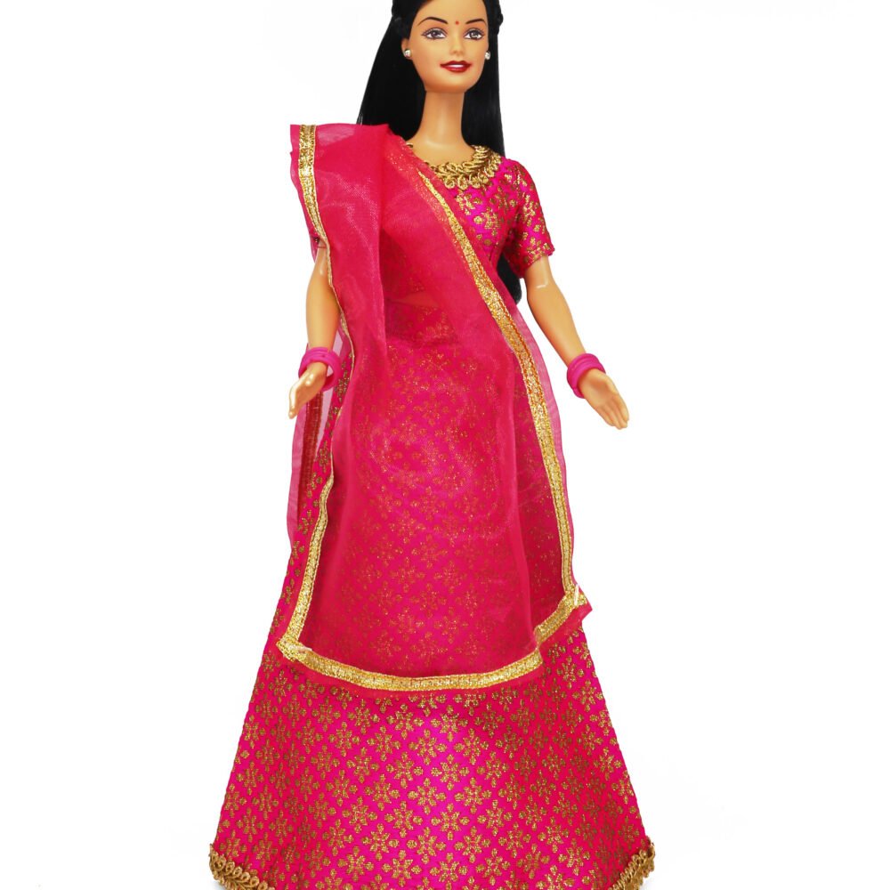 barbie in saree